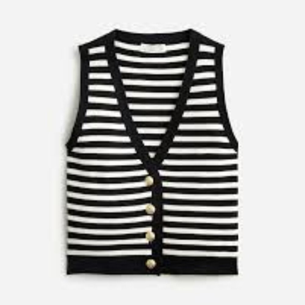 Emilie sweater-vest in stripe